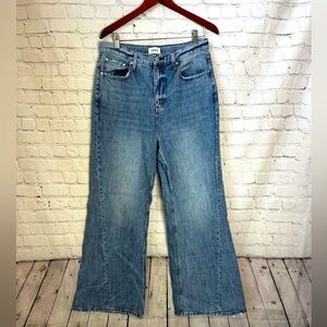Pistola Light Blue Flare & Wide Leg Jeans